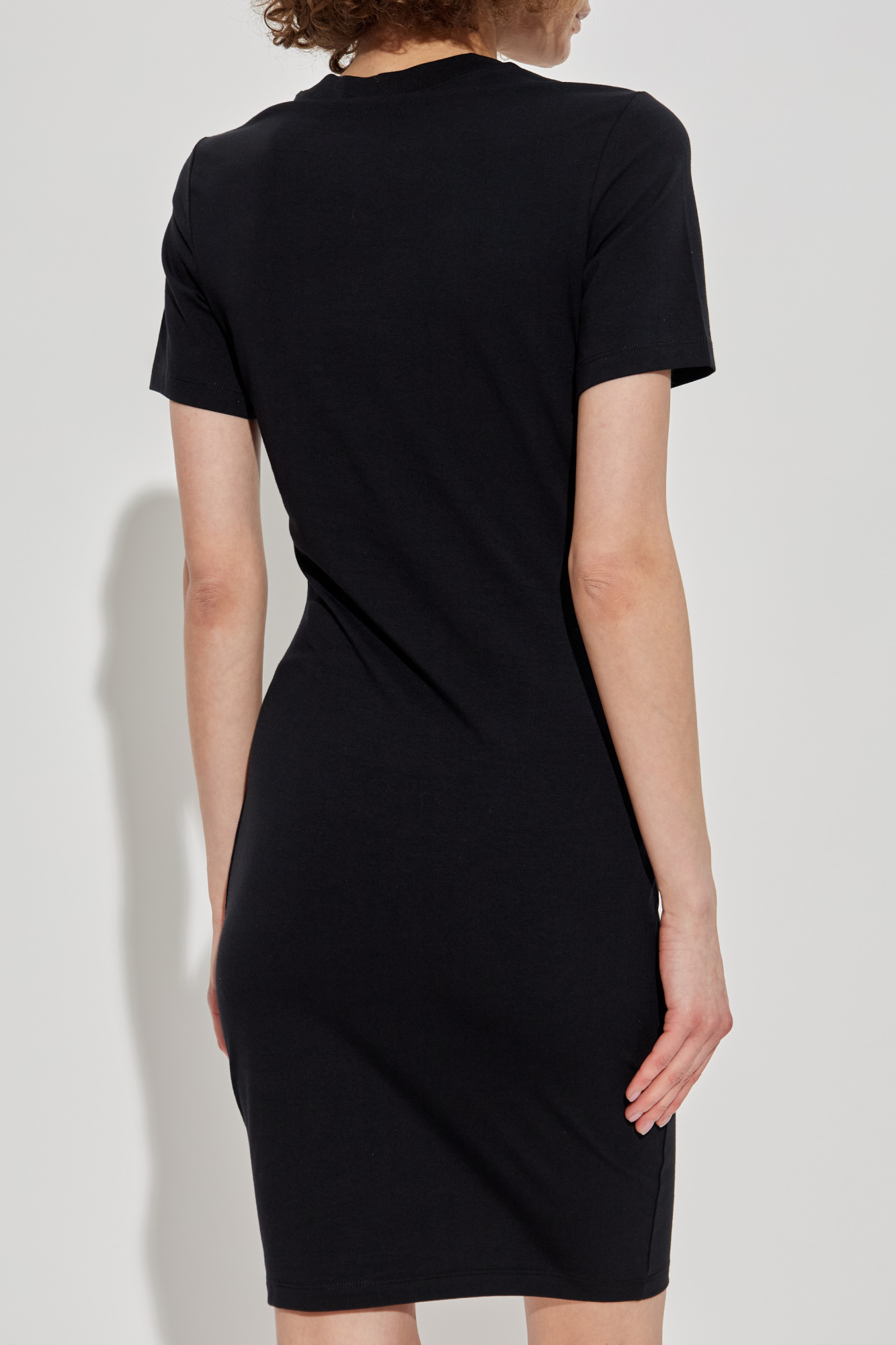 Black Dress with printed logo Versace Jeans Couture - Vitkac